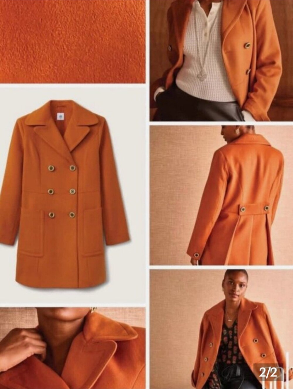Cabi New NWT Camden Coat #4871 Copper XS - XL Was $239 Fall 2025 Boho Glow